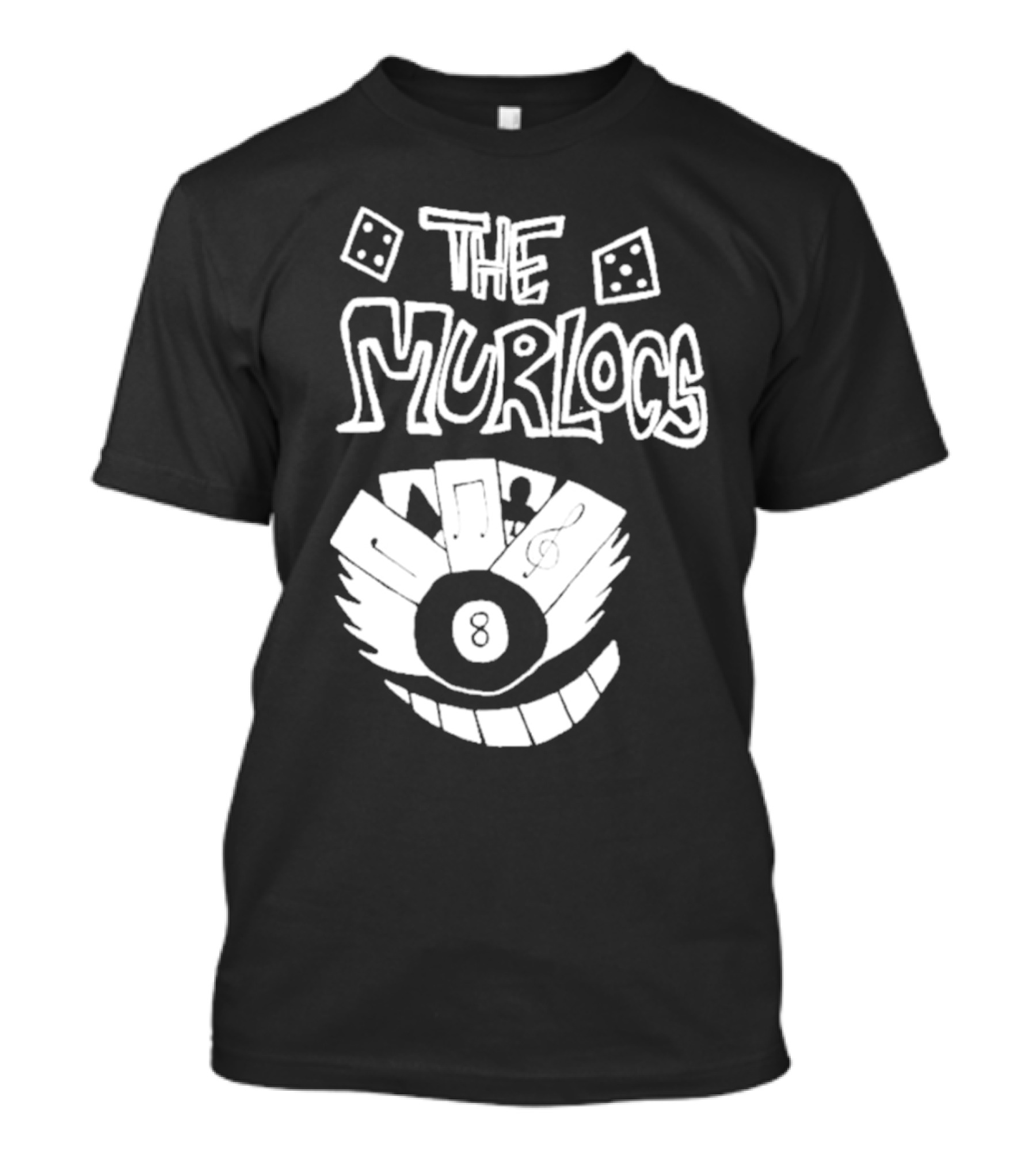 The Murlocs Playing Cards 8 Ball T-Shirt