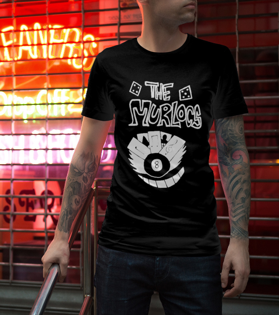 The Murlocs Playing Cards 8 Ball T-Shirt