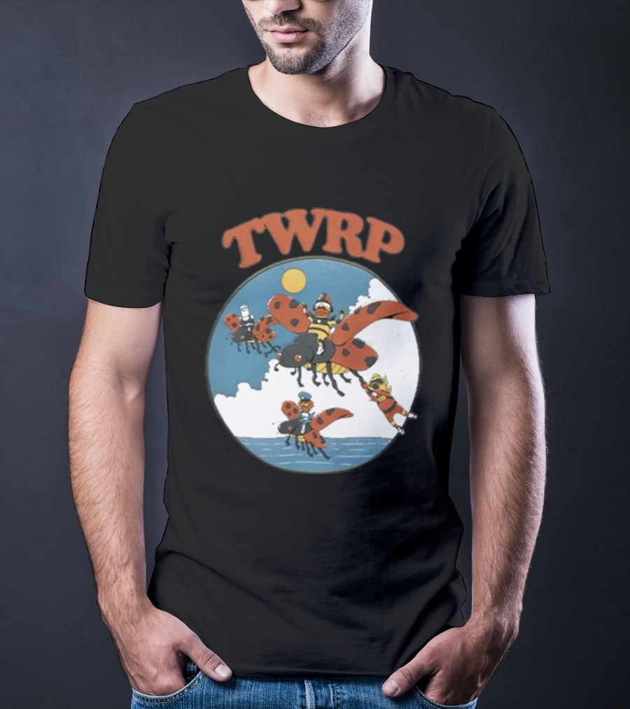 TWRP Band Riding Giant Ladybugs Under The Sun T-Shirt