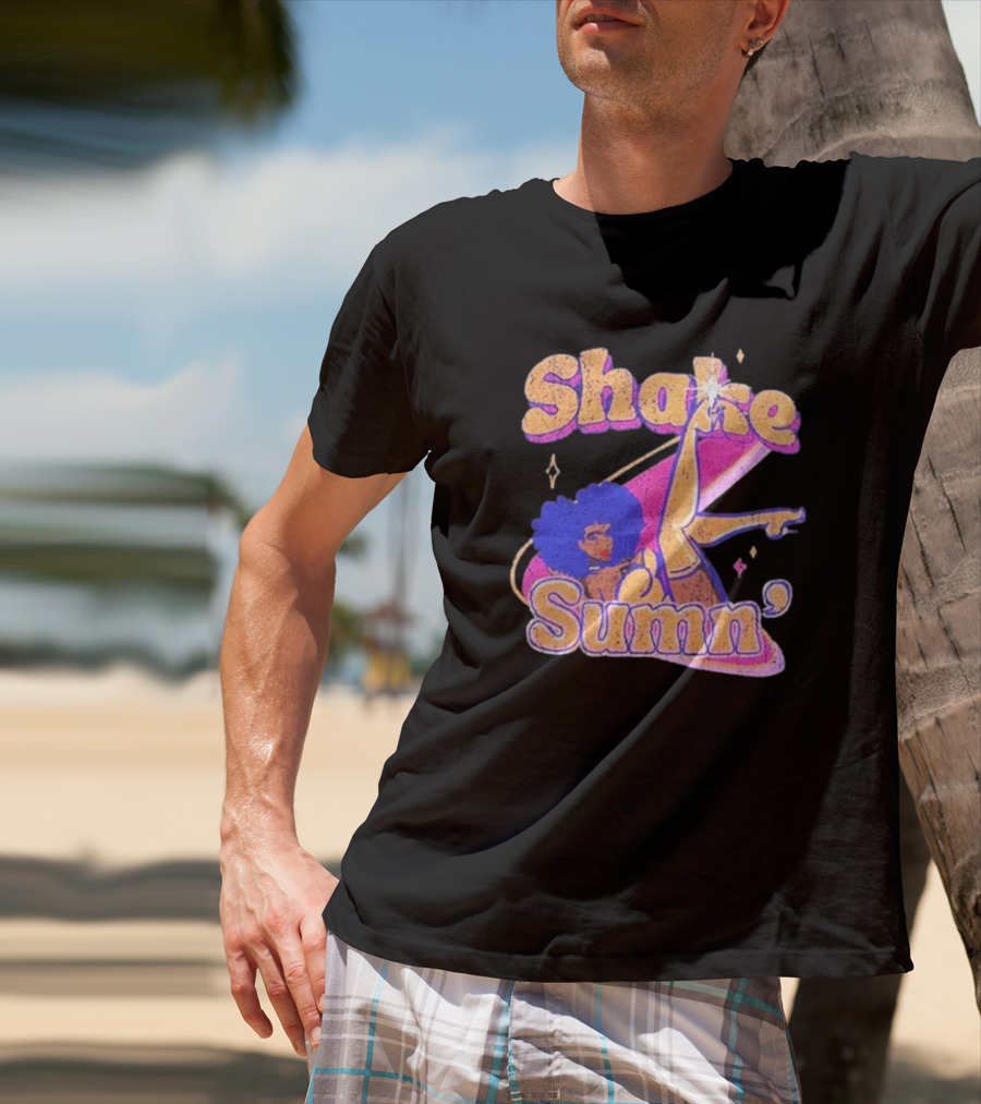 Zero Fatigue Shake Sumn Vibrant Retro Dance Vibes T-Shirt