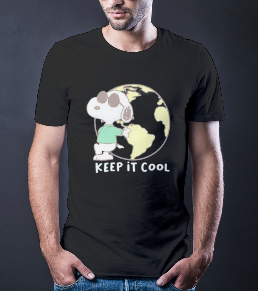 Snoopy Keep It Cool Earth Character T-Shirt