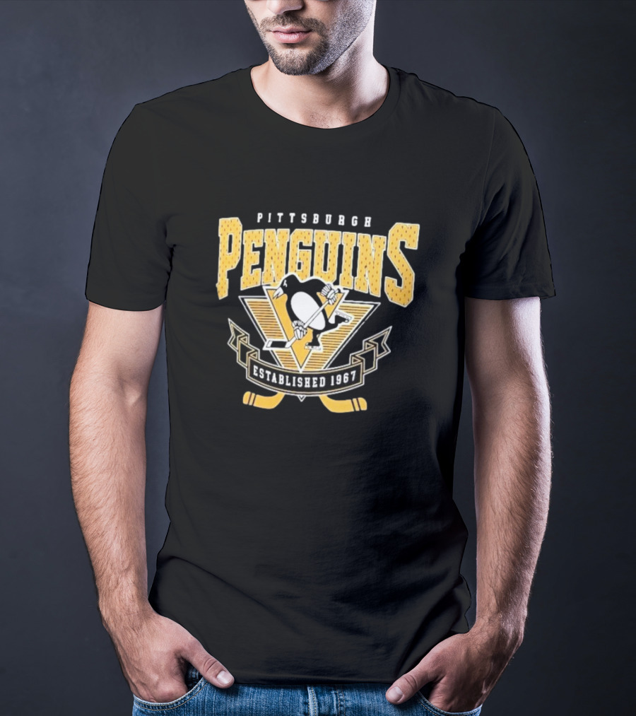 Pittsburgh Penguins Established 1967 Iconic T-Shirt