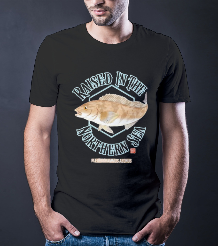 Raised In The Northern Sea Pleurogrammus Azonus Fish T-Shirt