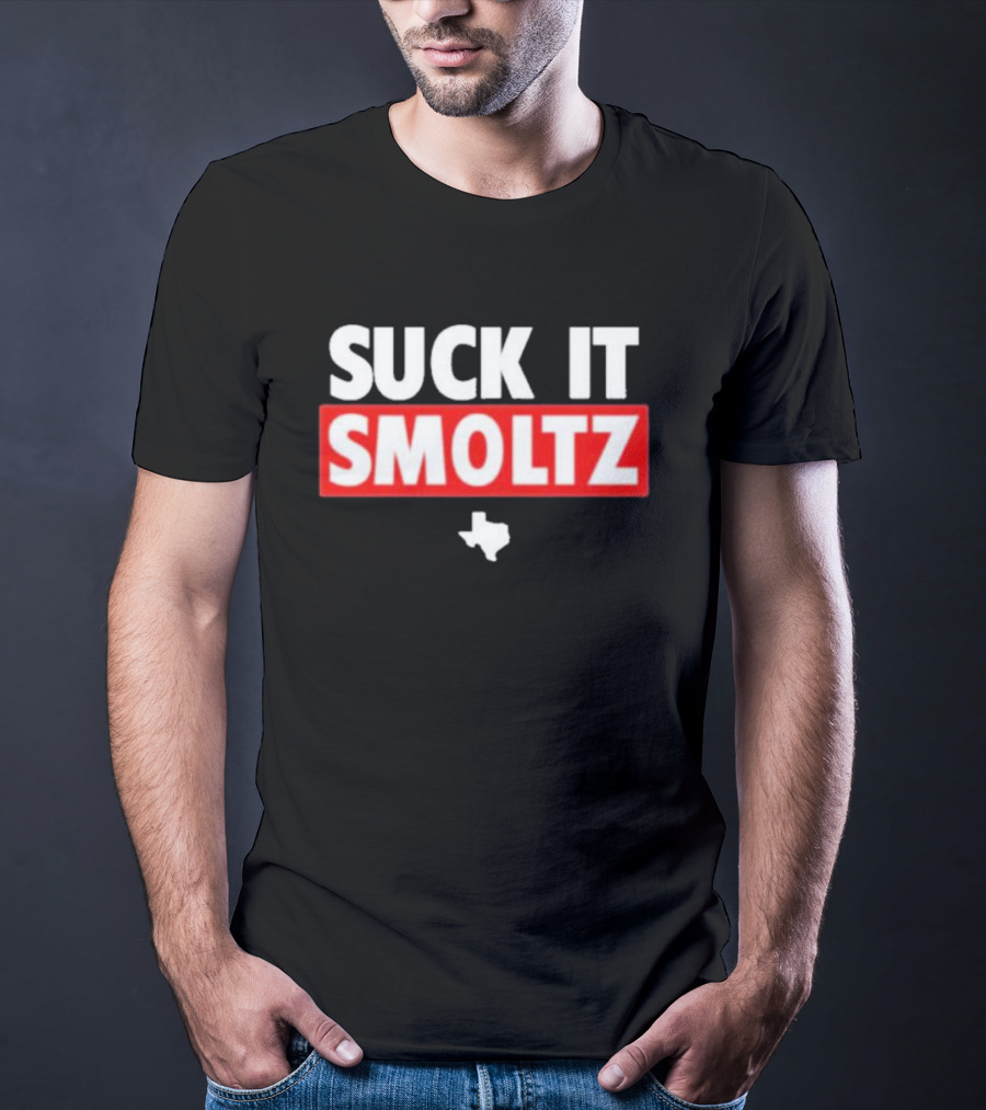 Rangers Nation Suck It Smoltz Texas Fan Shoutout T-Shirt