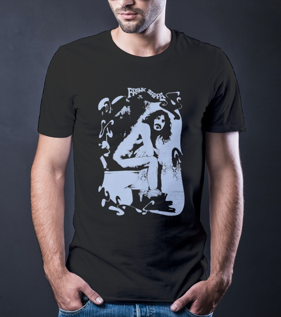 Rare Vintage Frank Zappa Toilet T-Shirt