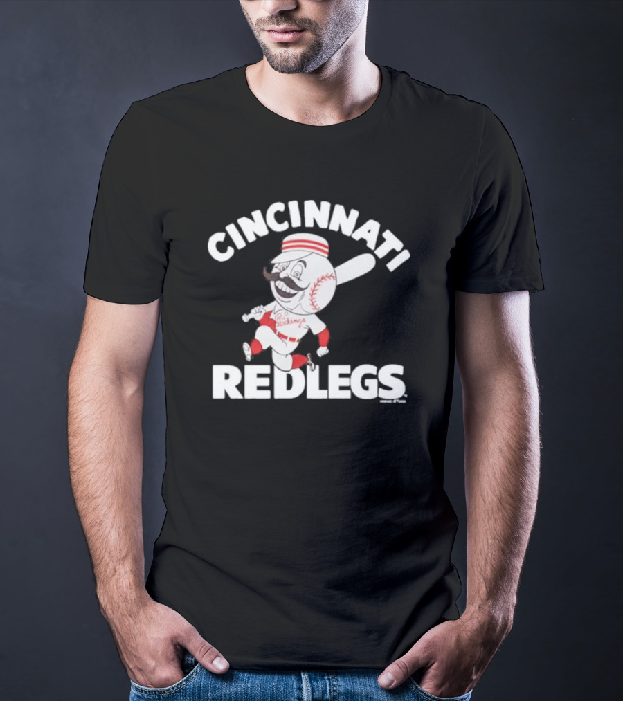 Cincinnati Redlegs Redsproblems Baseball Mascot T-Shirt