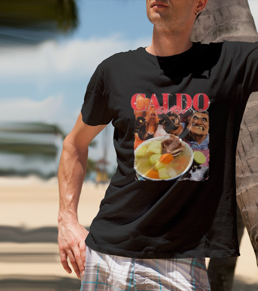 Caldo De Res Western Cowboy With Vegetable Soup T-Shirt