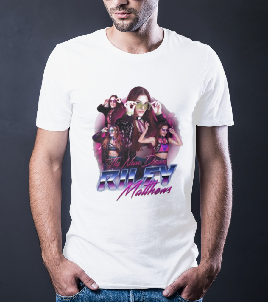 Riley Matthews The Neon Dream Retro Style Fashion Icons T-Shirt