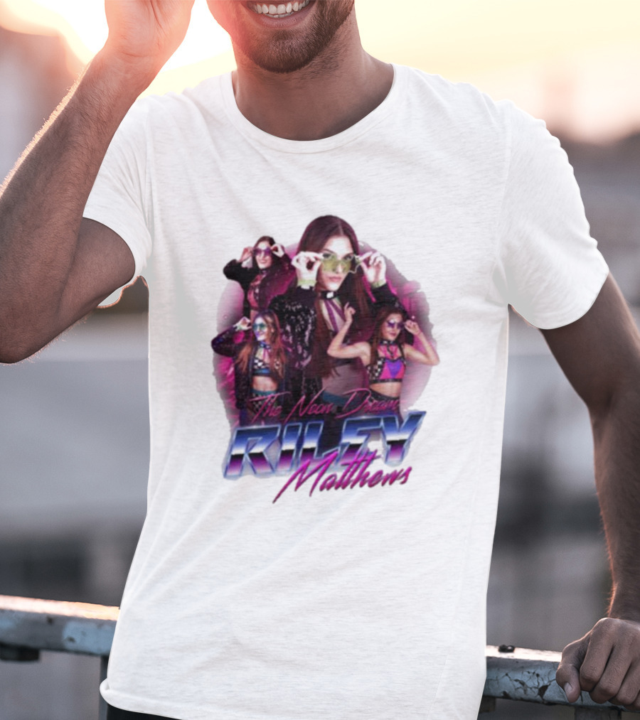 Riley Matthews The Neon Dream Retro Style Fashion Icons T-Shirt