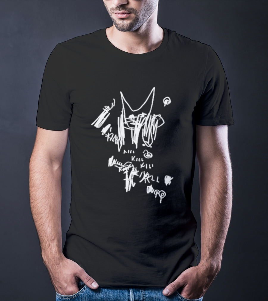 Poppy Updates Kill Kill Kill Scribble T-Shirt