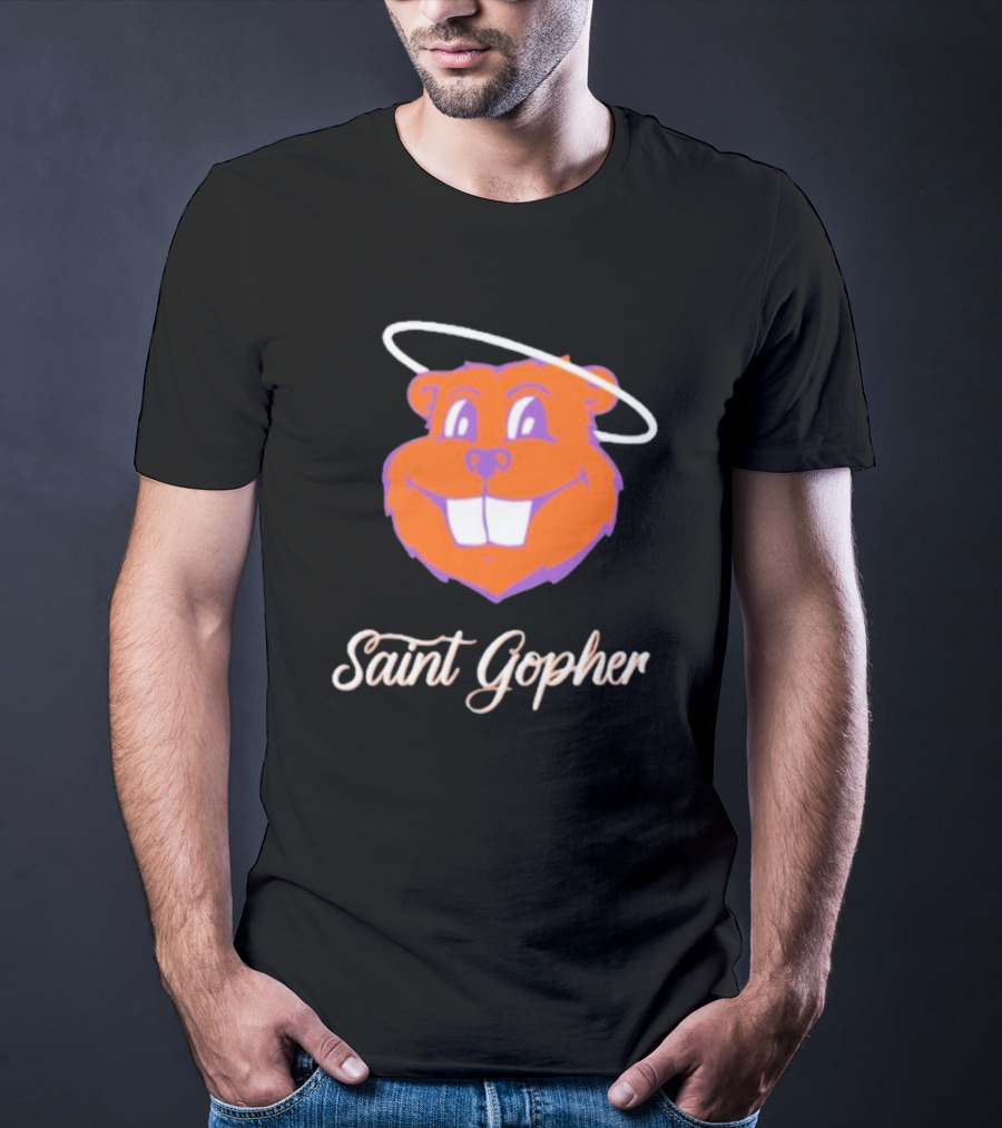 Saint Gopher Halo Smile T-Shirt