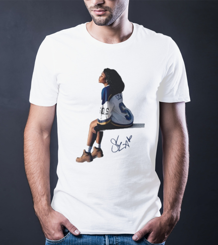 Sza Sos Signature Number 5 Sports T-Shirt