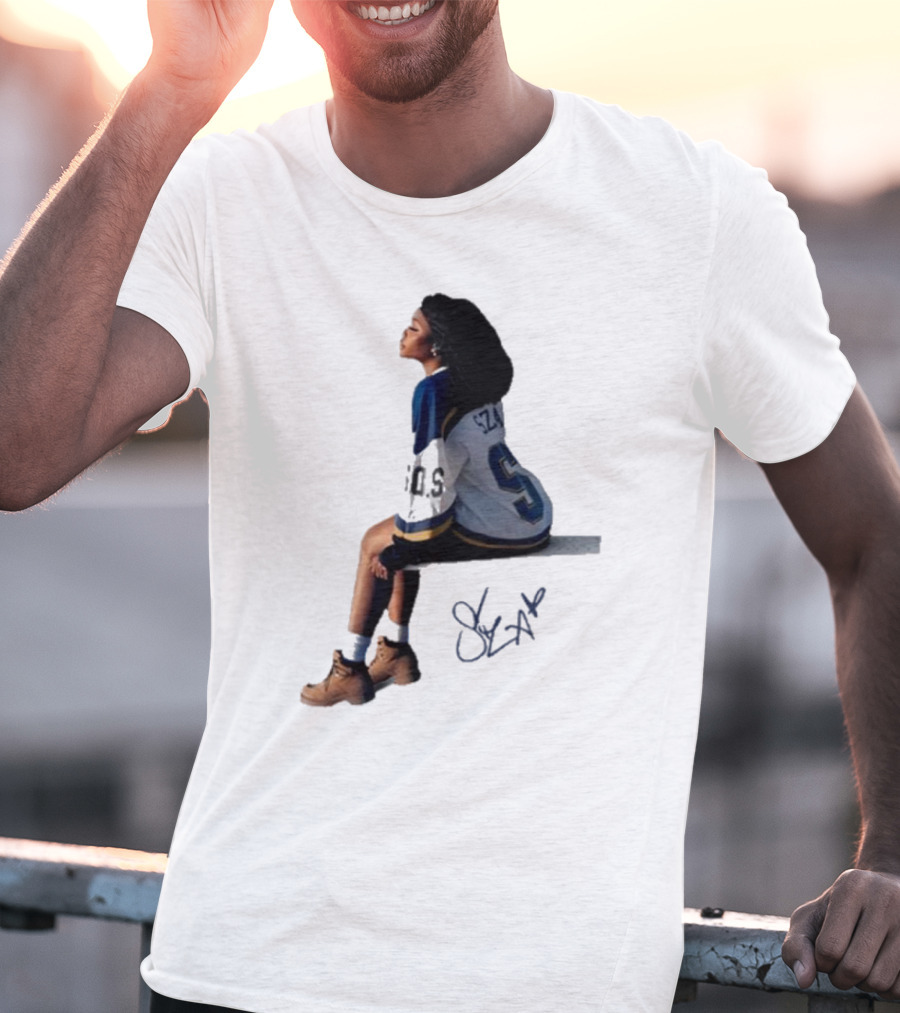 Sza Sos Signature Number 5 Sports T-Shirt