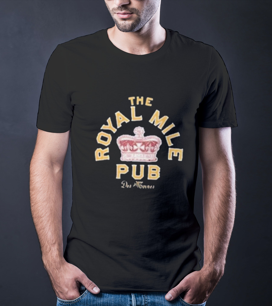 The Royal Mile Pub Des Moines Crown T-Shirt
