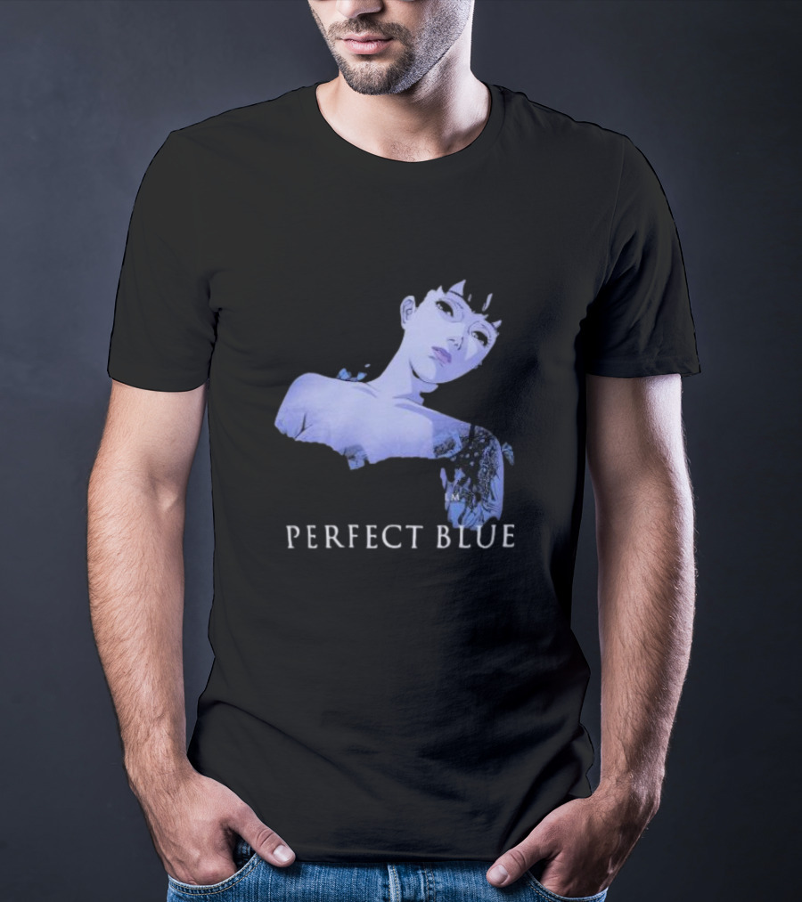 Perfect Blue Anime Figure Geeks Rule Collaboration Silkscreen Printing T-Shirt