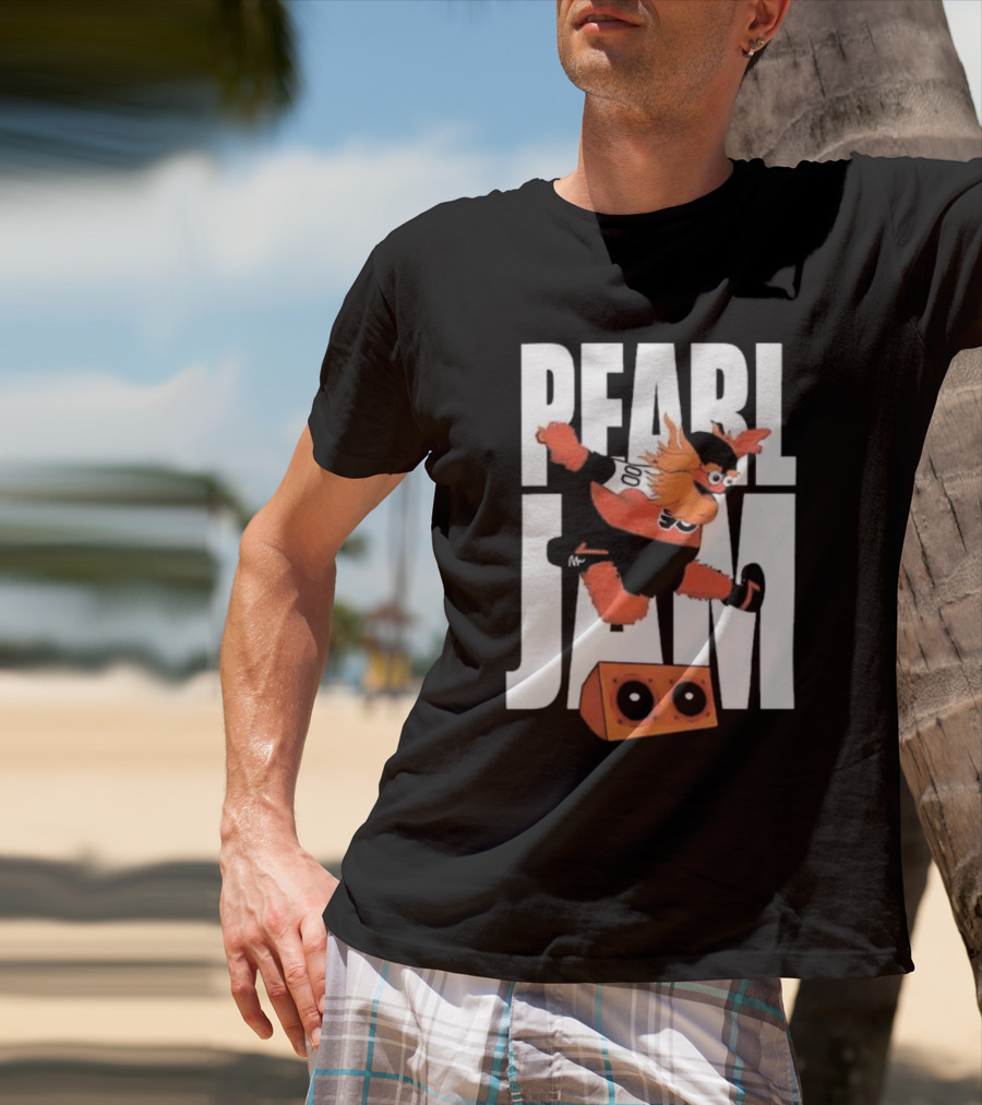 Philadelphia Flyers Gritty Pearl Jam Night T-Shirt