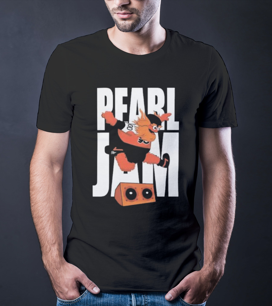 Philadelphia Flyers Gritty Pearl Jam Night T-Shirt
