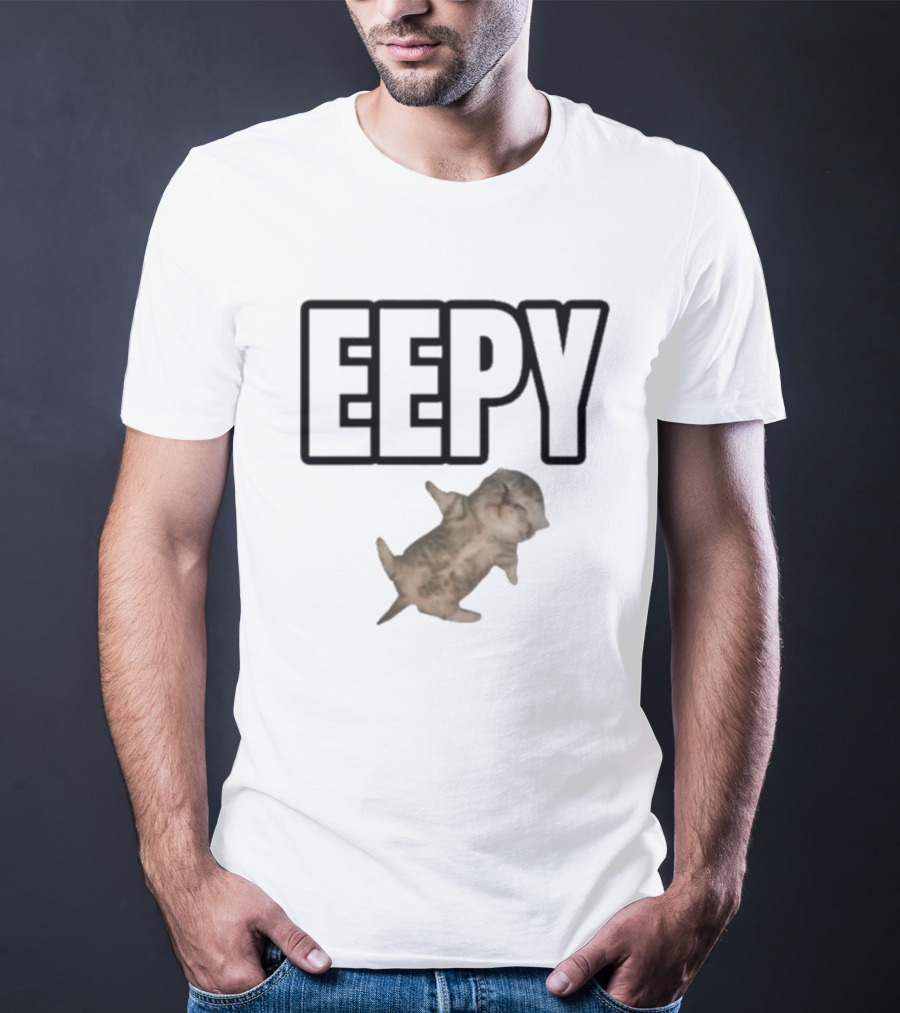 Sillyteestudio Eepy Relaxed Cat Image T-Shirt