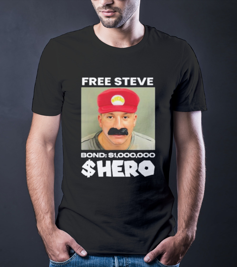 FREE STEVE BOND $1,000,000 $HERO T-Shirt