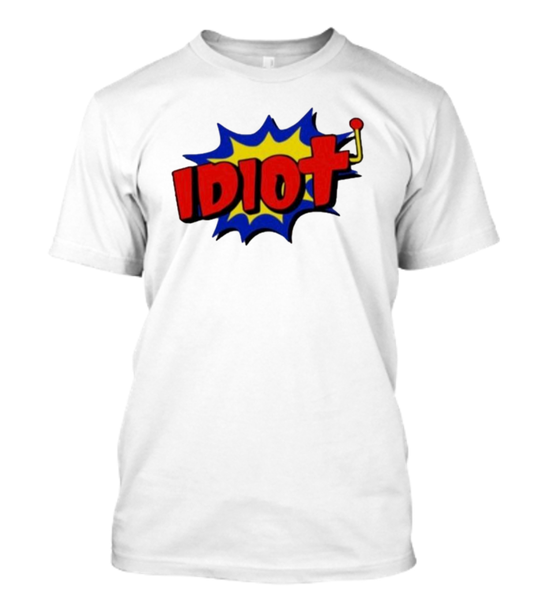 Vegasmatt Idiot Comic Pop Art Style Explosion T-Shirt