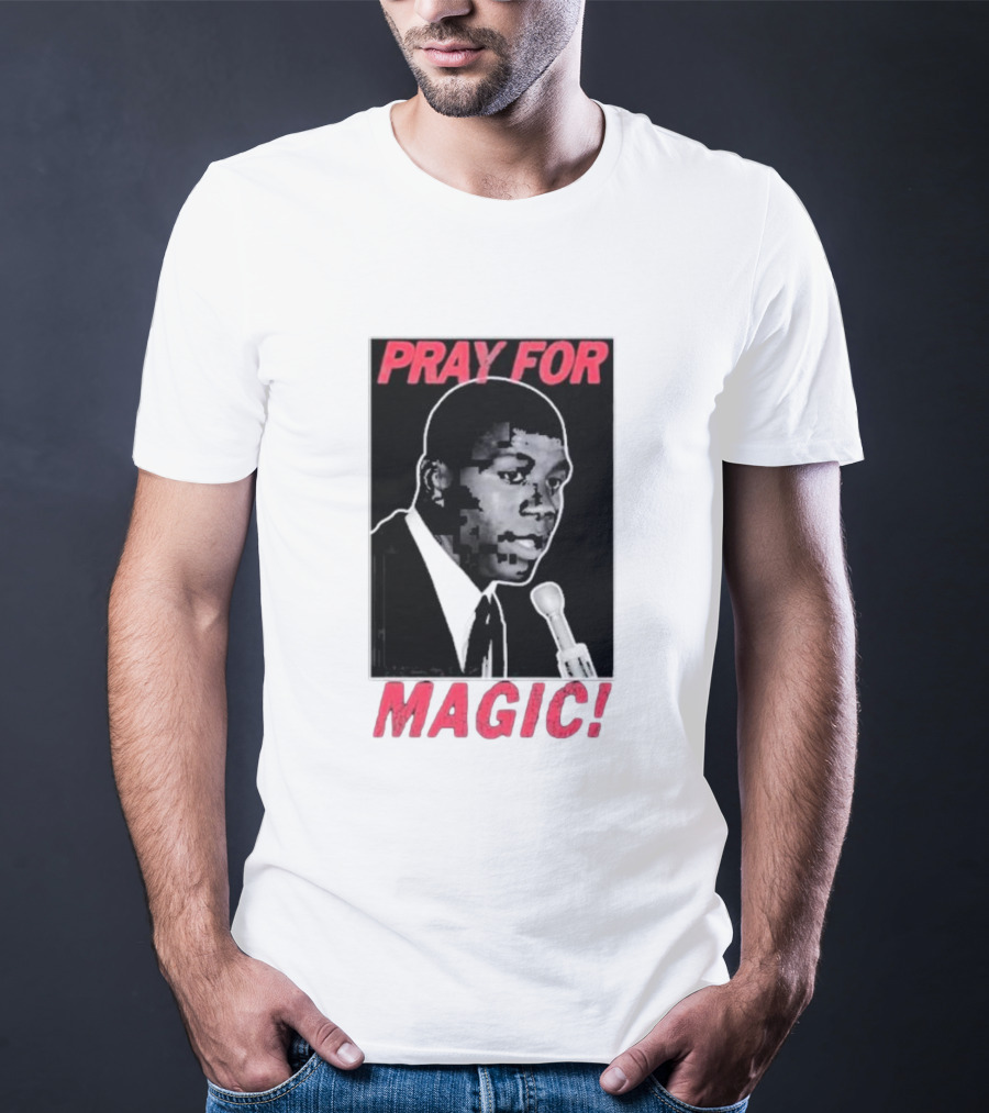 Jared Mccain Wearing Pray For Magic T-Shirt