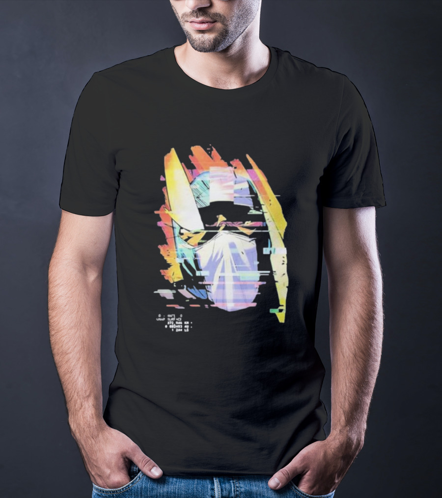Kid Cudi Moon Man Helmet Glitch T-Shirt