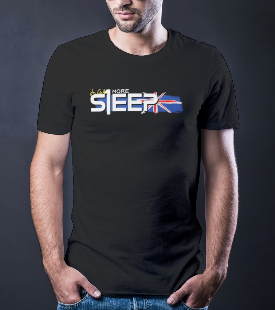 One More Sleep Jon Anik UK Flag Dark T-Shirt