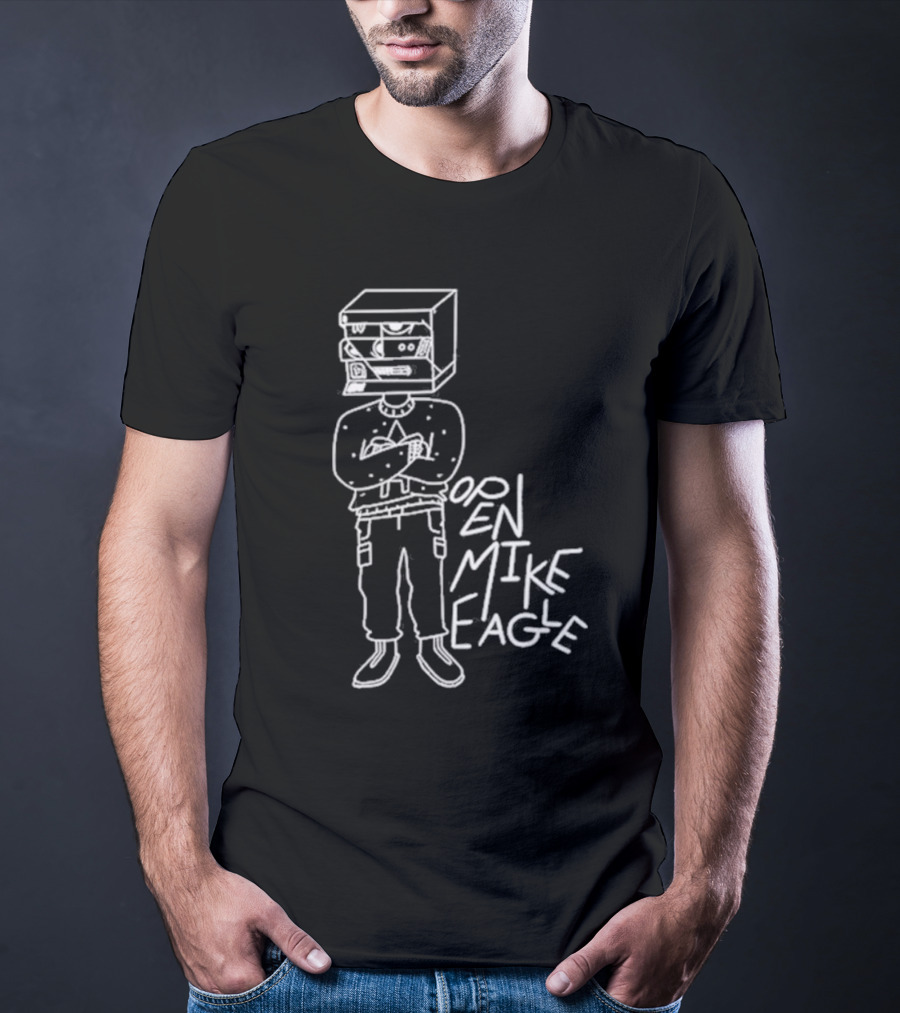 Open Mike Eagle Stereo Head Line Art Arthur Banach T-Shirt