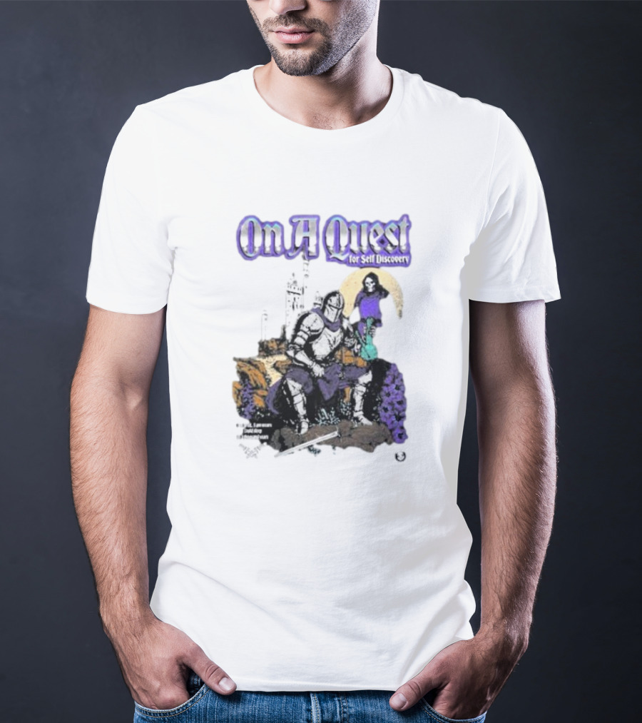 On A Quest For Self Discovery Knight And Castle Adventure T-Shirt
