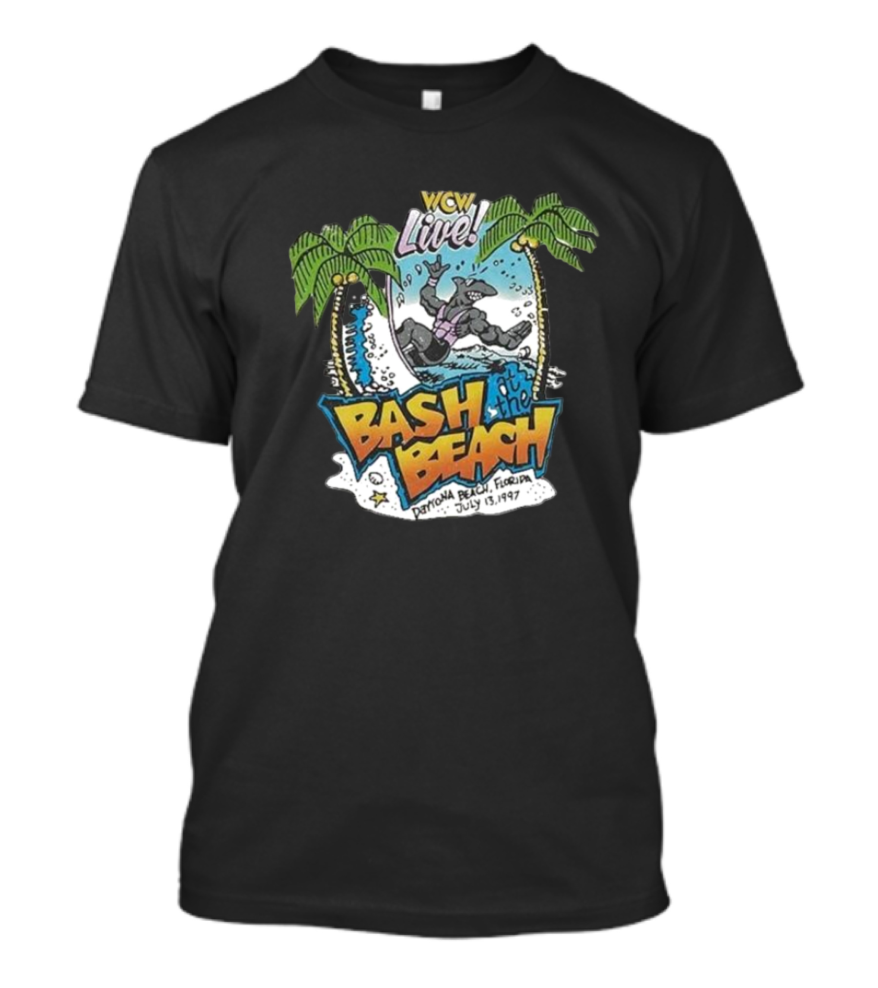 WCW Live Bash At The Beach Daytona Beach Florida July 13 1997 T-Shirt
