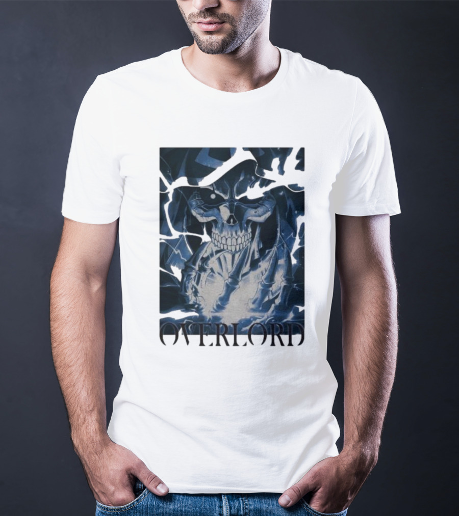 Overlord Ainz Ooal Gown Skeleton King Lightning Aura T-Shirt