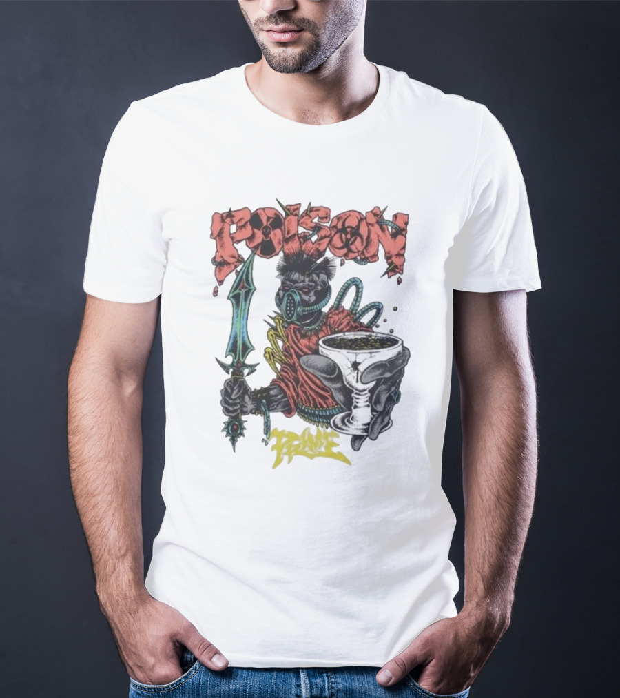 Poison Forever Prime Skeleton With Toxic Chalice And Dagger T-Shirt