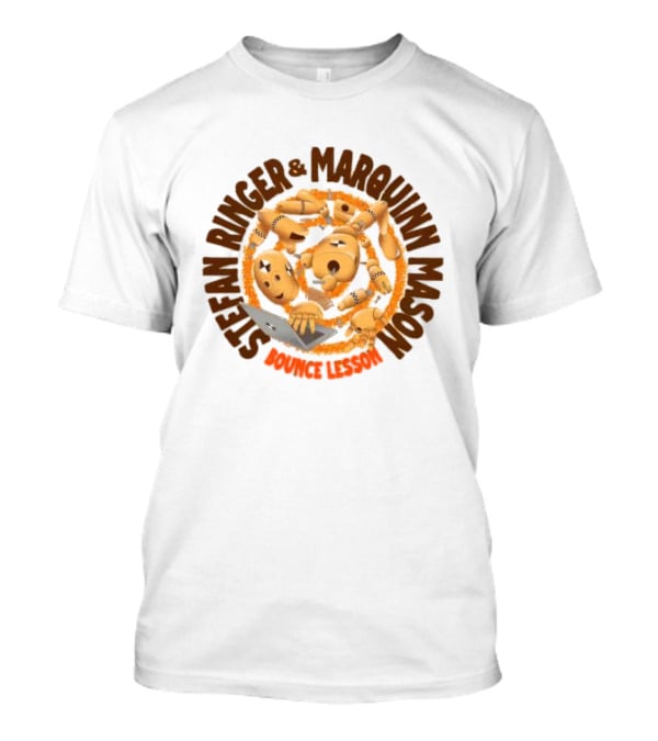 Stefan Ringer And Marquinn Mason Bounce Lesson Puppet Laptop Spiral T-Shirt