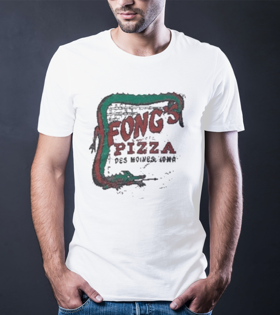 Fong's Pizza Des Moines Iowa Retro T-Shirt