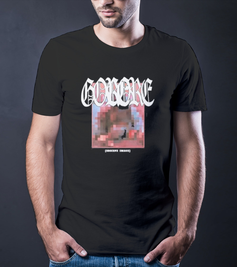 Gorore Obscene Image Pixelated T-Shirt