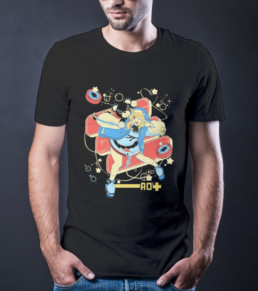 Guilty Gear Bridget AO Eighty Sixed Star Background T-Shirt