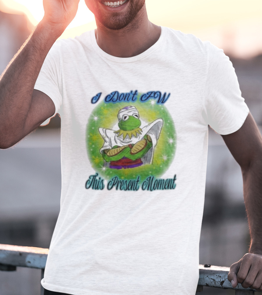 I Don't Fw This Present Moment Kermit Piccolo Fusion T-Shirt