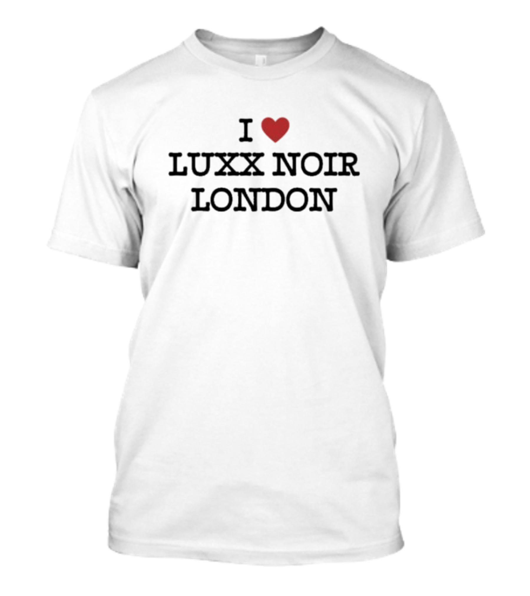 Luxx Noir London Fan Love Statement I Heart T-Shirt
