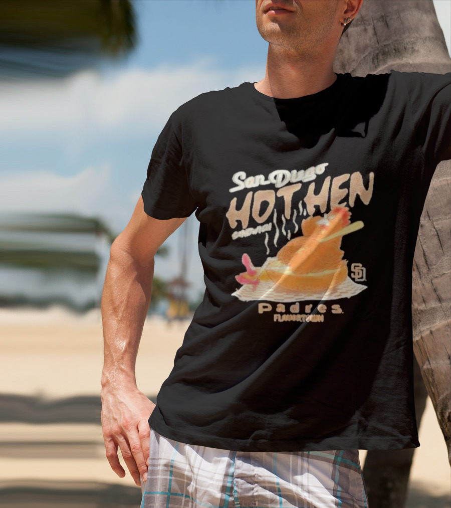 San Diego Hot Hen Sandwich Padres Flavortown MLB T-Shirt