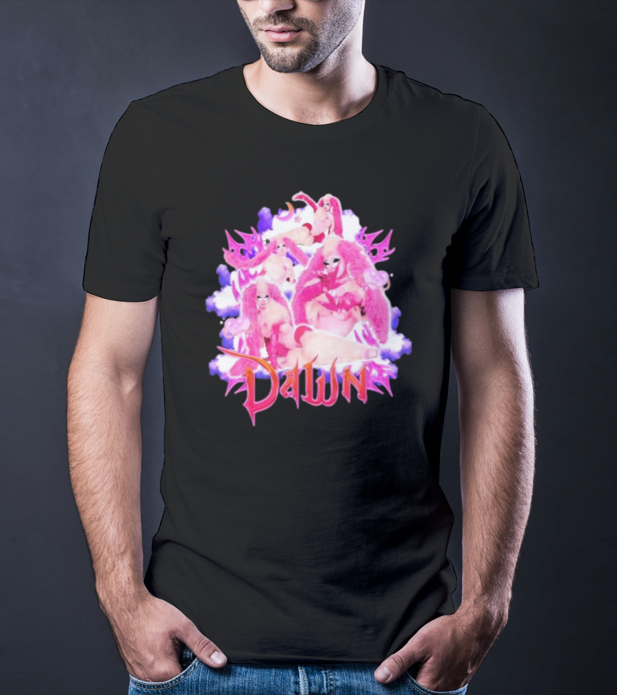 Dawnverse Dragcon Pink Fantasy T-Shirt