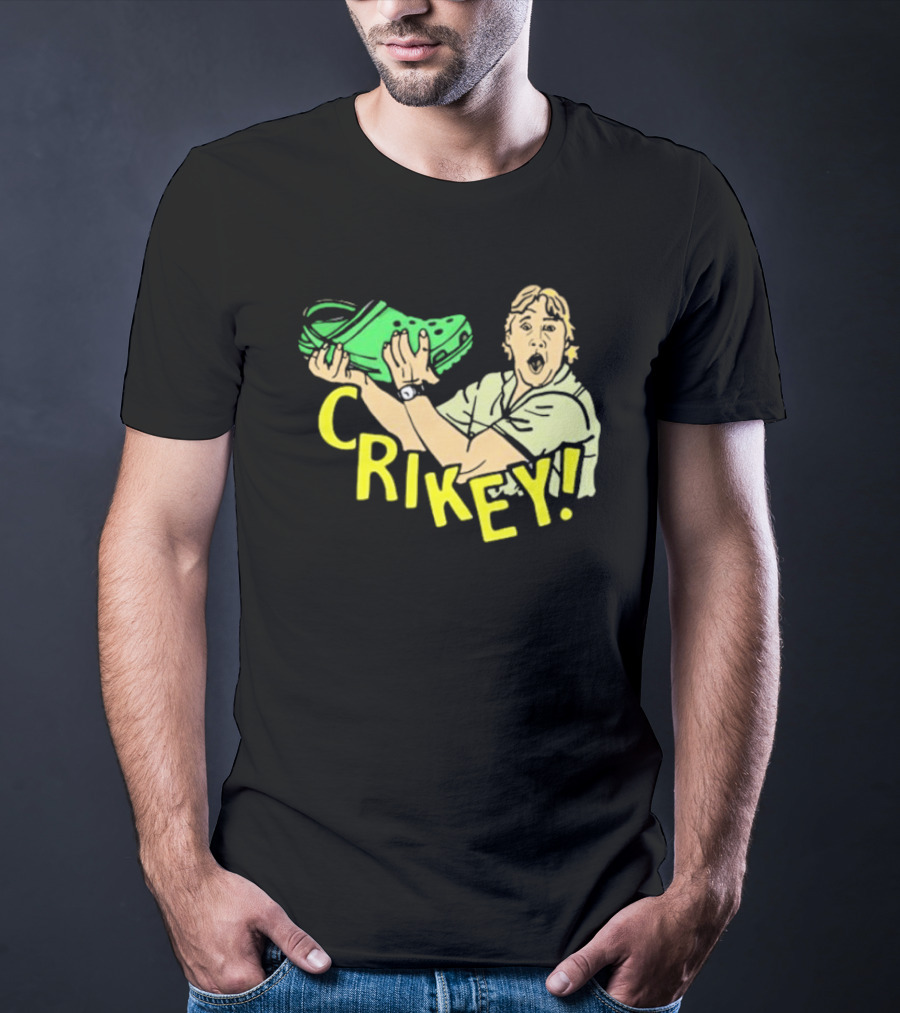 Crikey Crocs Hunter Surprise Enthusiasm T-Shirt