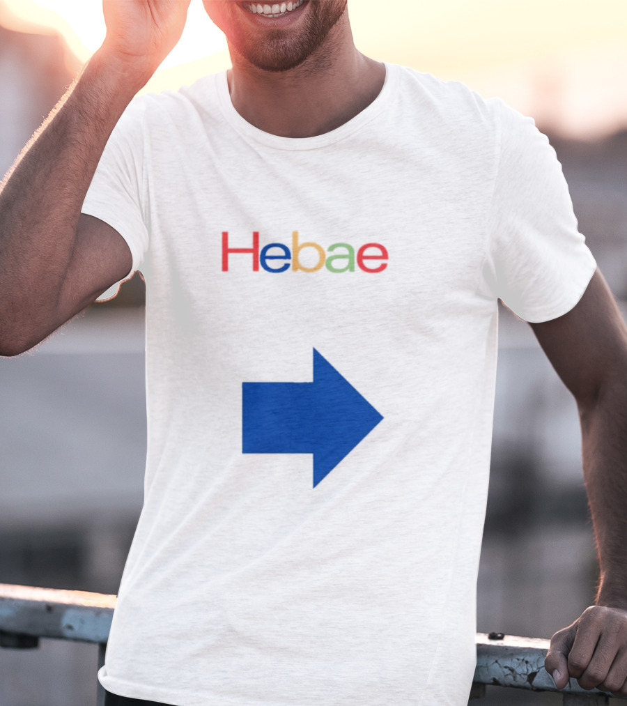Cursed Couple’s Hebae Shebae Google Arrow T-Shirt