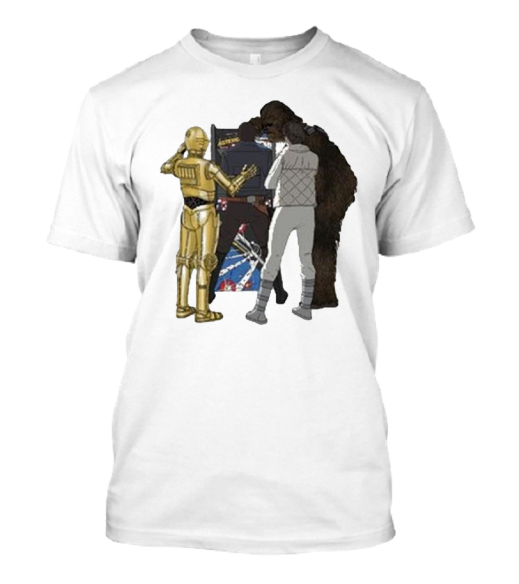 Asteroids Video Game Star Wars Characters T-Shirt