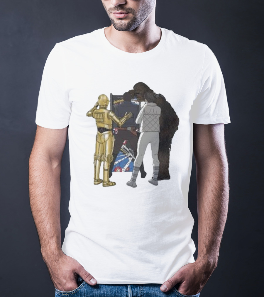 Asteroids Video Game Star Wars Characters T-Shirt