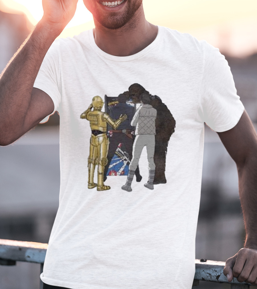 Asteroids Video Game Star Wars Characters T-Shirt