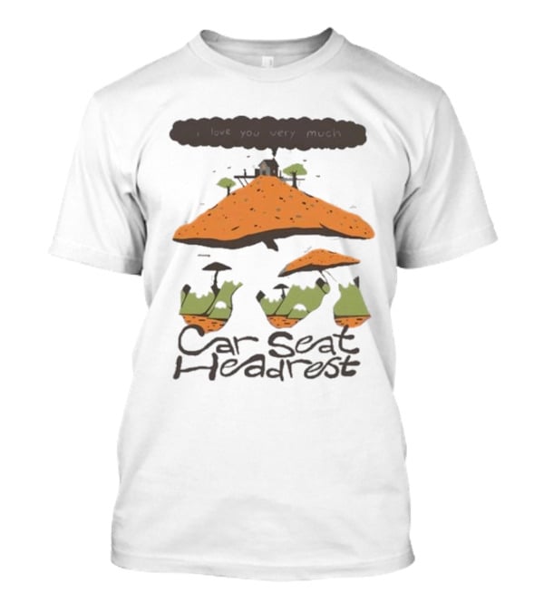 Love You Very Much Car Seat Headrest Anchorite Textured T-Shirt