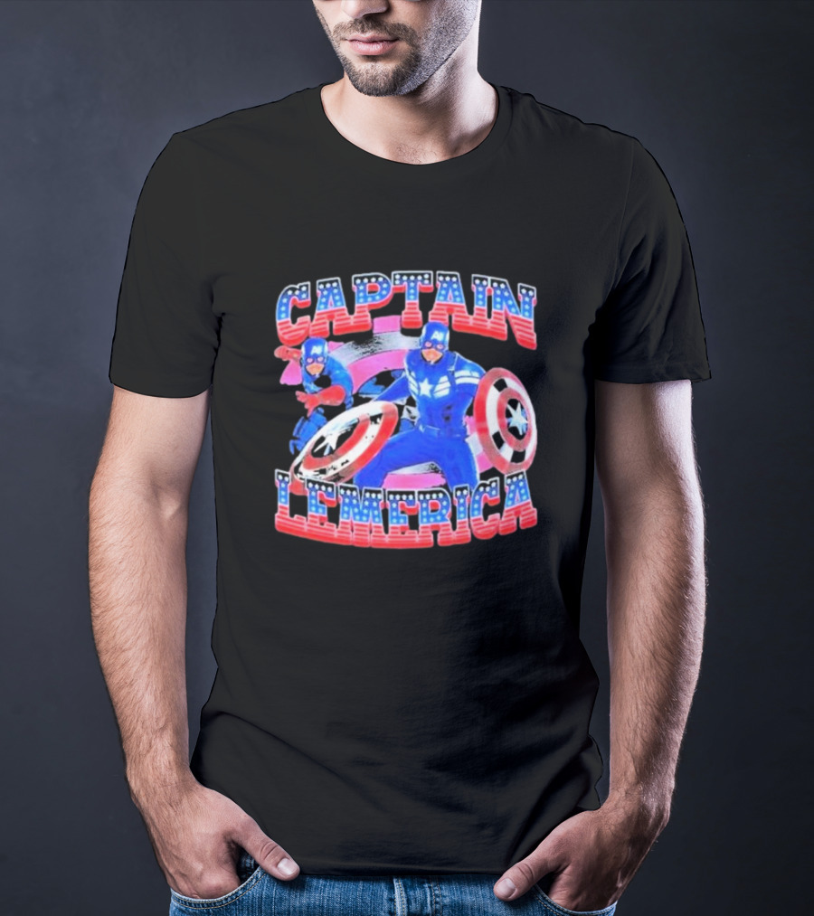 Captain Lemerica Lebron James Captain America T-Shirt