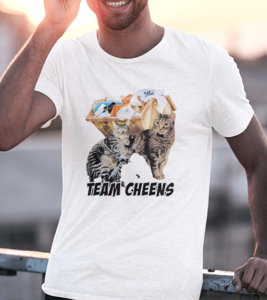 Kat Timpf Team Cheens Dumpster Cats T-Shirt