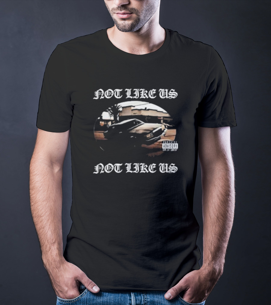 Not Like Us Kendrick Lamar Car Graphic Scene T-Shirt