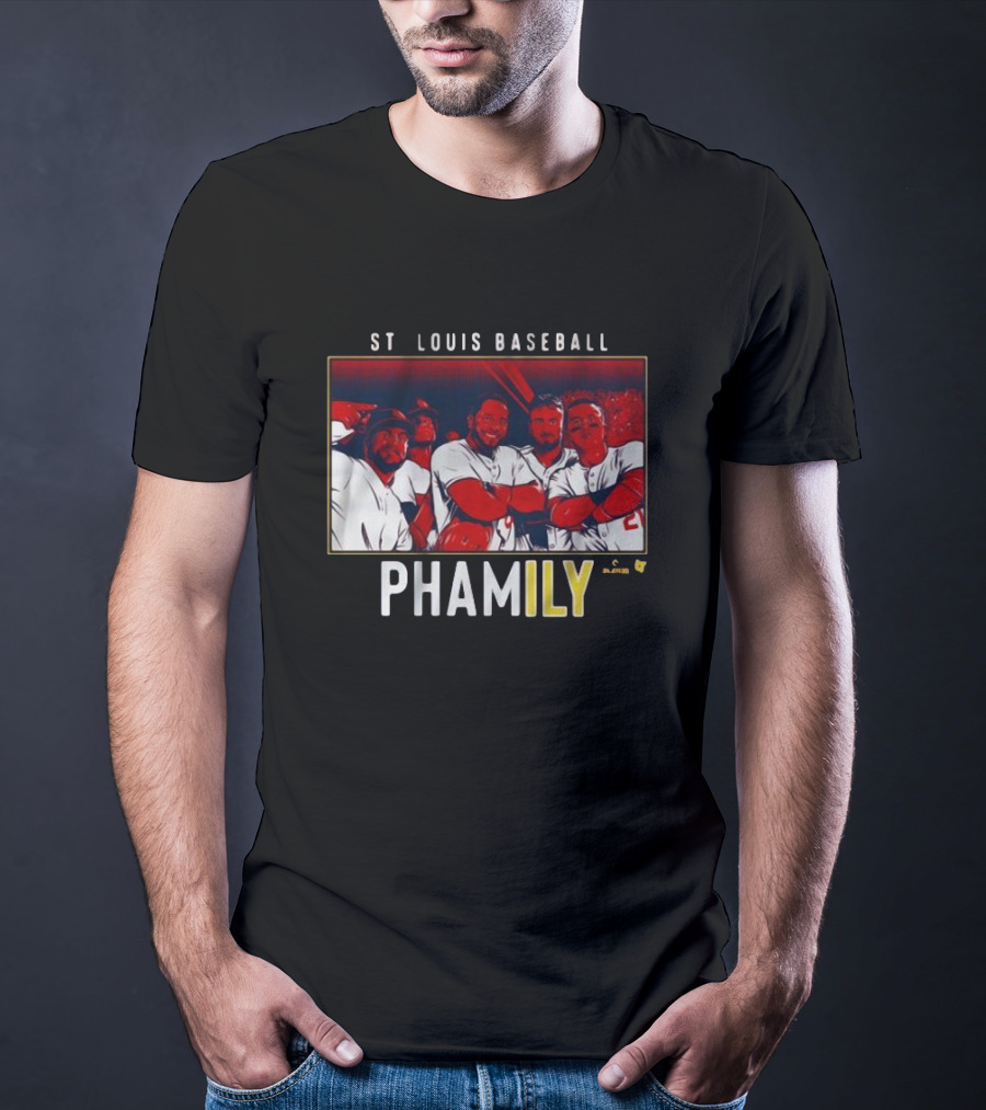 ST Louis Baseball Phamily - Group Of Players In Red And White Uniforms T-Shirt